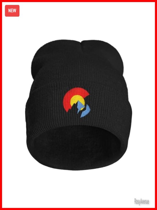 Unisex Stretch Knit Skull Beanie Hat, Acrylic Winter Cap for Outdoor Sports